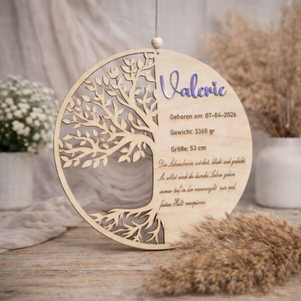 Lebensbaum Tauf- oder Geburtsgeschenk