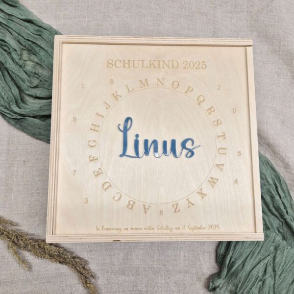 Erinnerungsbox zum Schulstart