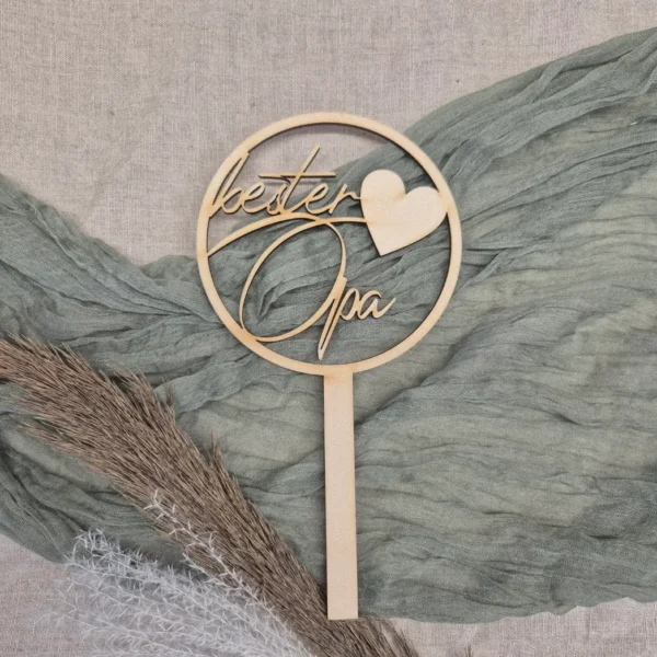 Caketopper "Bester Opa"