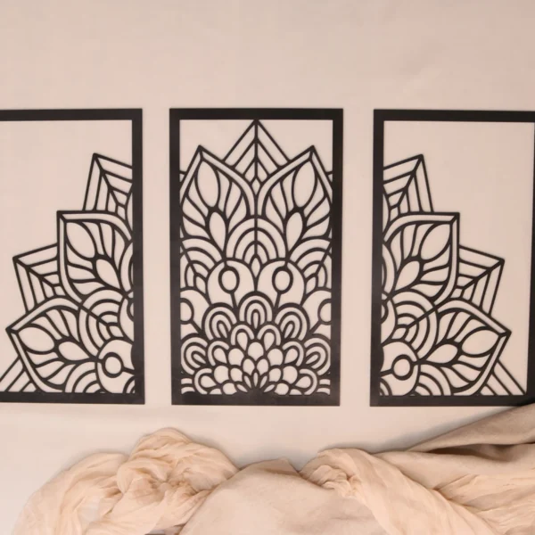 Wandbild 3-teilig "Mandala"