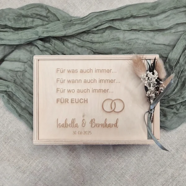 Geldgeschenkbox zur Hochzeit
