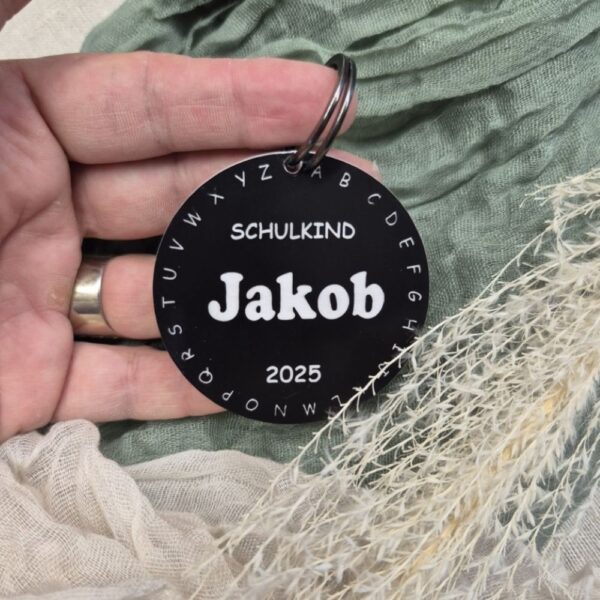Schlüsselanhänger "Schulkind" personalisiert