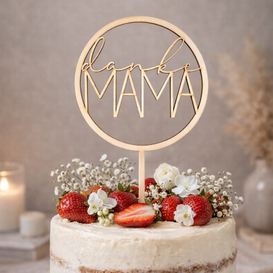 Caketopper "danke MAMA"