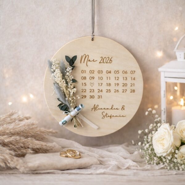 Schild Hochzeitsgeschenk personalisiert