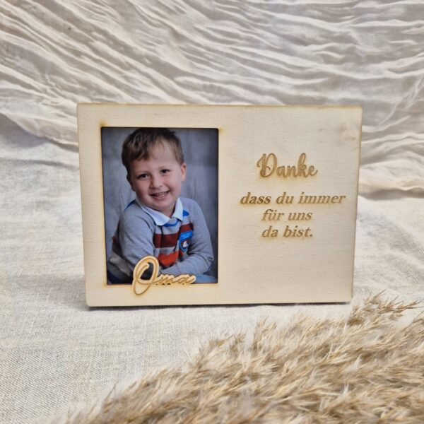 Bilderrahmen "danke Oma"
