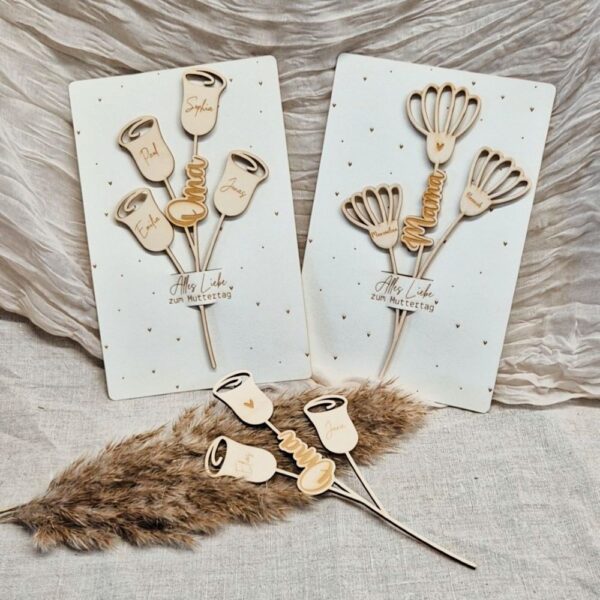 Blumenstrau&szlig; personalisiert