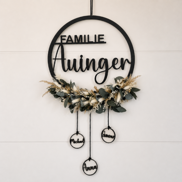 Loop "Familie" personalisiert - mit Namensanhänger