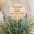 Blumenstecker 'danke' rund