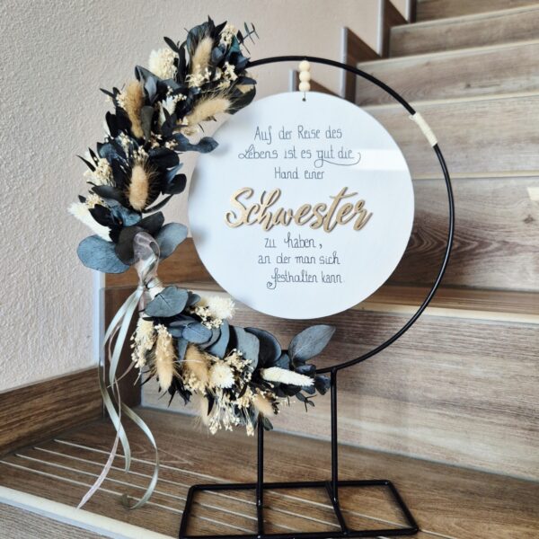 Standloop "Schwester" - Geschenk mit Botschaft