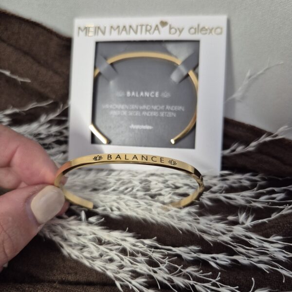 Mantra-Armreif "BALANCE"